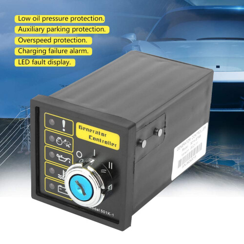 501K Generator Controller with Digital Display and Overload Protection for Commercial Diesel Generators 1