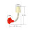 6pcs  Feeder Tubes and Stoppers with  Feeder Replacement Parts for Outdoor Making 8