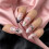 3D Floral Almond Nails - 30Pcs Reusable Stick-On 5