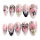 3D Floral Almond Nails - 30Pcs Reusable Stick-On 6