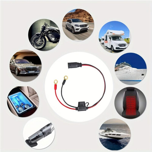 2pcs with M10 Silicone Cable Car Plug Fast Charging Connector Cable for GC008X Connect Cable 2