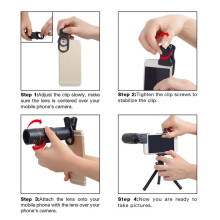 18X Telescope Zoom Lens Monocular Mobile Phone Camera Lens for Smartphones for Camping Sports Monocular Telescope