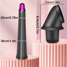 Long Barrels Attachment and Adaptor for  Hair Dryer Accessories,Transform Blow Dryer Into A Long Hair Cruler