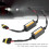 2PCS LED Headlight Decoder 9005 9006 90012 Anti Flicker Plug & Play 3