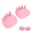2pcs Large Toe Separators, 30 Meniscus, Pink, 11x10x6cm 3