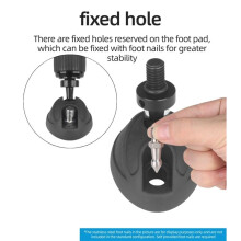 3PCS Universal Tripod Feet Pad Non Slip Rubber Feet with 3/8" Screw Hole, Tripod Monopod Leg Pad Replacement Part