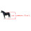 2Pcs Horse Tendon Boots Set, Adjustable PU Shell, Black L 9