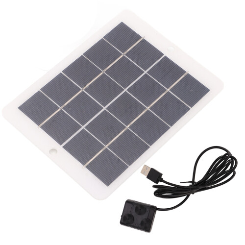 Αντλία ηλιακού σιντριβανιού 3W5V για μπάνιο πουλιών σε λίμνη κήπου 1