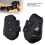 2Pcs Horse Tendon Boots Set, Adjustable PU Shell, Black L 6
