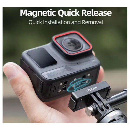 TELESIN Magnetic Two Claw Adapter Action Camera Accessories for Insta 360 Ace Ace Pro Adapter 2