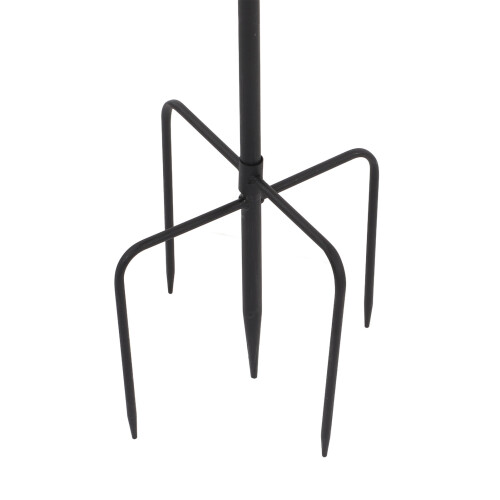 Iron Shepherd's Hook 2 Hooks 160cm Garden Bird Feeder Hanger 1
