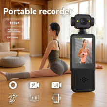 1080P HD WIFI-Kamera Digital Video 270 Roterbar Lins Handhållen Polisinspelare Utomhussportkamera