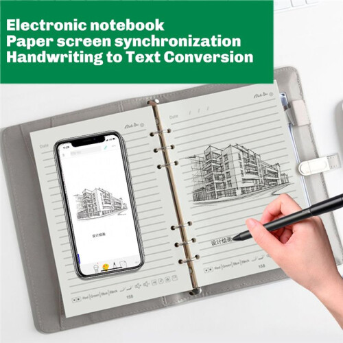 Notebook Smartpen Pen Stroke Playback Convert to Text  Pen Writing Set OCR Recognition for Notes Drawing 2