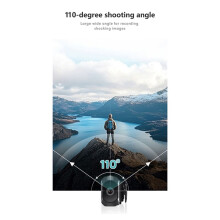S111 2.7K Wi-Fi HD Body Camera Wearable Vlogging Digital Camcorder 12 MP 2.7k 60FPS Photopraphes Filming White