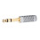 6.35mm 3Pins Male Plug Connector Replacement Part Microphone Cable Connecting Adapter 4