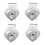 Stainless Steel Tablecloth Clips4Pack 5