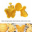 Plastic Easter Fondant Cutters – Butterfly, Rabbit, 6