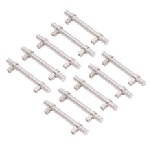 Küchengriffe Stahl 96mm, 10 Stück für Schränke