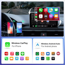 Wireless CarPlay Android Auto Adapter, Wired to Wireless, Fast Stable Connect, BT 5.0, 5GHz WiFi CarPlay Adapter