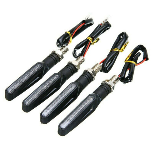 4 τεμάχια LED φώτα φλας μοτοσικλέτας 12V 1