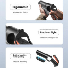 Enhanced Somatosensory Gaming Gun for 2 - Durable Gaming Buttstock Grip for Immersive Shooting Experience