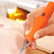 Plumeuse Électrique pour Poulets, Plumeuse Électrique Rapide pour Plumes de Poulet, Appareil Hygiénique Portatif pour Enlever les Plumes, Prise