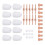 Plasma Cutter Accessories 40Pcs Durable Shield Cup Electrodes Ring Tips Kit 14