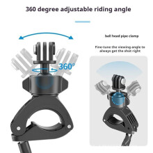 Motorcycle Handlebar Mount Aluminum Holder Bike Bracket for X5 for Action 5pro Camera Accessories