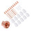 Plasma Cutter Accessories 40Pcs Durable Shield Cup Electrodes Ring Tips Kit 16