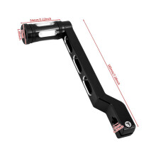 Motorcycle Gear Shift Lever Footpegs Heel Toe Shifter Pedals for Touring Road Glide King Trike Softail B