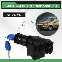 Car Ignition Lock Cylinder with 2 Keys for PONTO 51831900 LHD