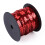 DIY 100 Yards 6mm Red Shiny Flat Round Sequin Sewing String Line 2