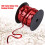 DIY 100 Yards 6mm Red Shiny Flat Round Sequin Sewing String Line 6