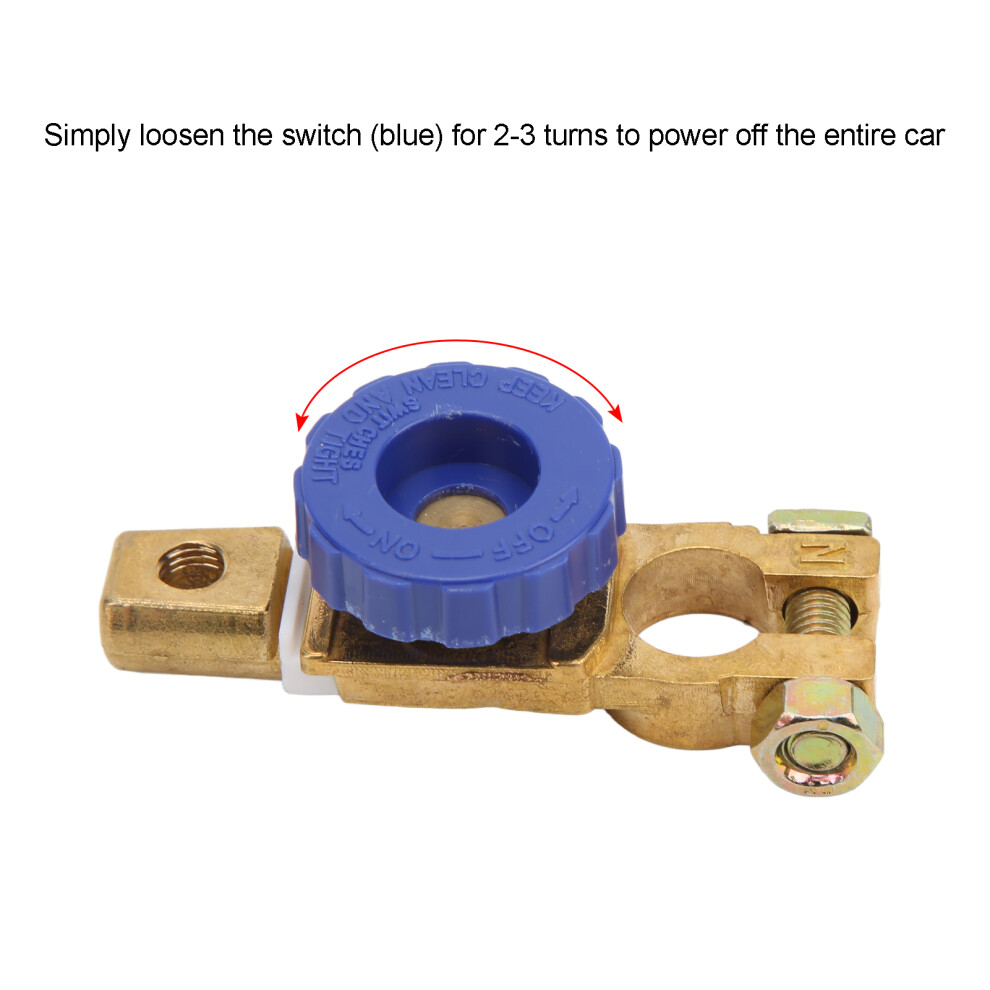 Rustproof Battery Disconnect Switch 100A 7293282773905