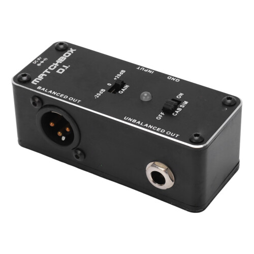 Black DI-Effektpedal für Gitarre/Bass, Multifunktionales Audio-Interface 2