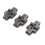 3Pack Mini Lock Hinge Zinc Alloy43mm x26mm 7
