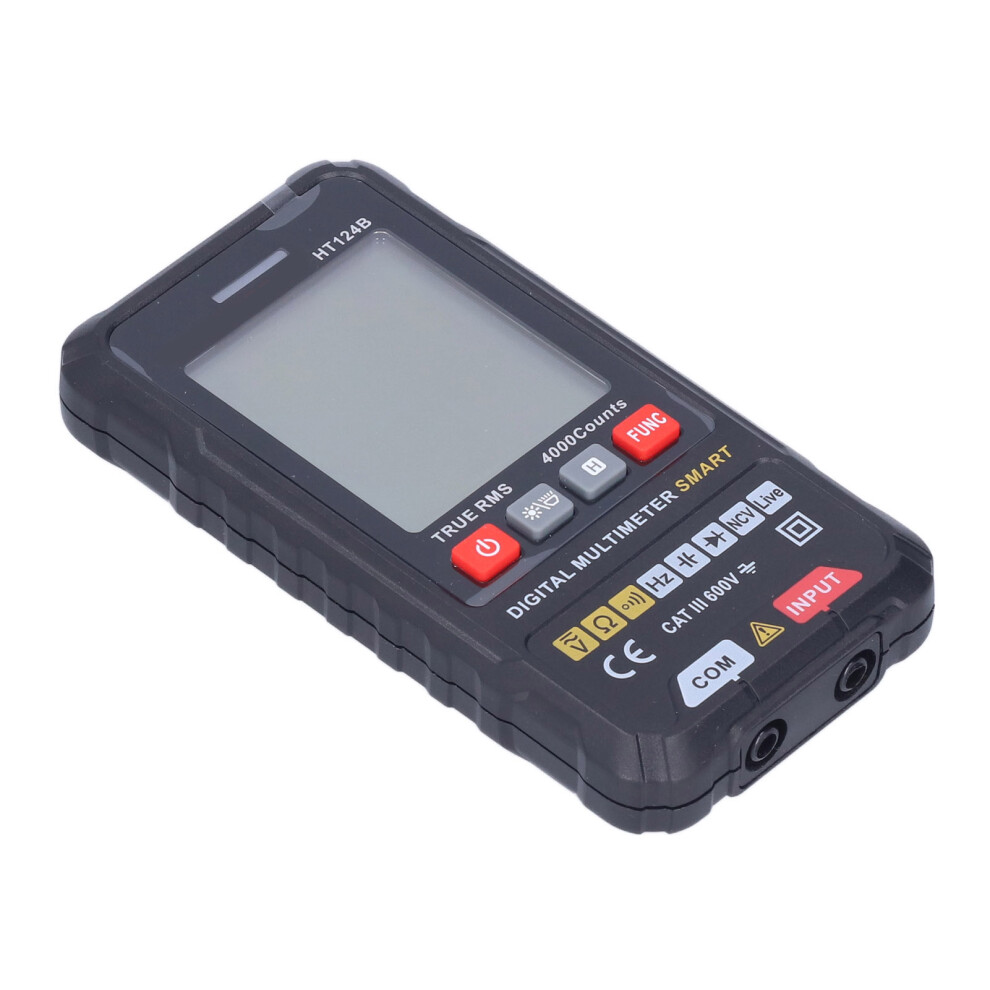 Ht124b Portable True Rms Digital Multimeter For Voltage Resistance Capacitance 4981390596655