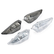 Motorcycle Turn Light Cover Turn Signal Light Cover for Z 125 250 300 650 900 VERSYS-X300 2017-2023 Silver