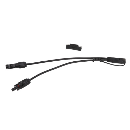 10AWG solpanel til SAE adapterkabel sort 0,35 m 2