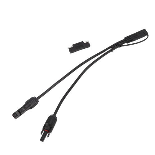 Καλώδιο προσαρμογέα ηλιακού πάνελ 10AWG σε SAE 0,35m μαύρο 2