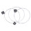 3 Sets Classical Guitar Strings Nylon Silver Plated Accessories NX35 3