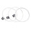 3 Sets Classical Guitar Strings Nylon Silver Plated Accessories NX35 8