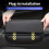 1pc Universal Car   Organizer PU Auto Console Side Pocket  Crevice Storage Box Interior Accessory 5