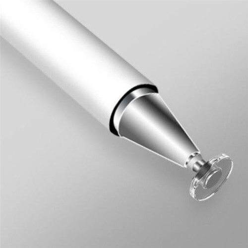 Capacitive Pen Suction Cup Transparent Metal Disc Pen Tip Stylus Buffer Type Replaceable Disc Pen Tip 100 Pieces 1