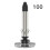 Capacitive Pen Suction Cup Transparent Metal Disc Pen Tip Stylus Buffer Type Replaceable Disc Pen Tip 100 Pieces 6
