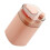 Pink Plastic Pop Up Toothpick Holder 8.3x5.5cm 5