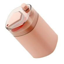 Pink Plastic Pop Up Toothpick Holder 8.3x5.5cm