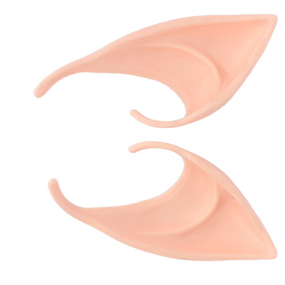 Cosplay Fairy Elf Ears Soft Plastic Costume Props for Halloween & Xmas Parties