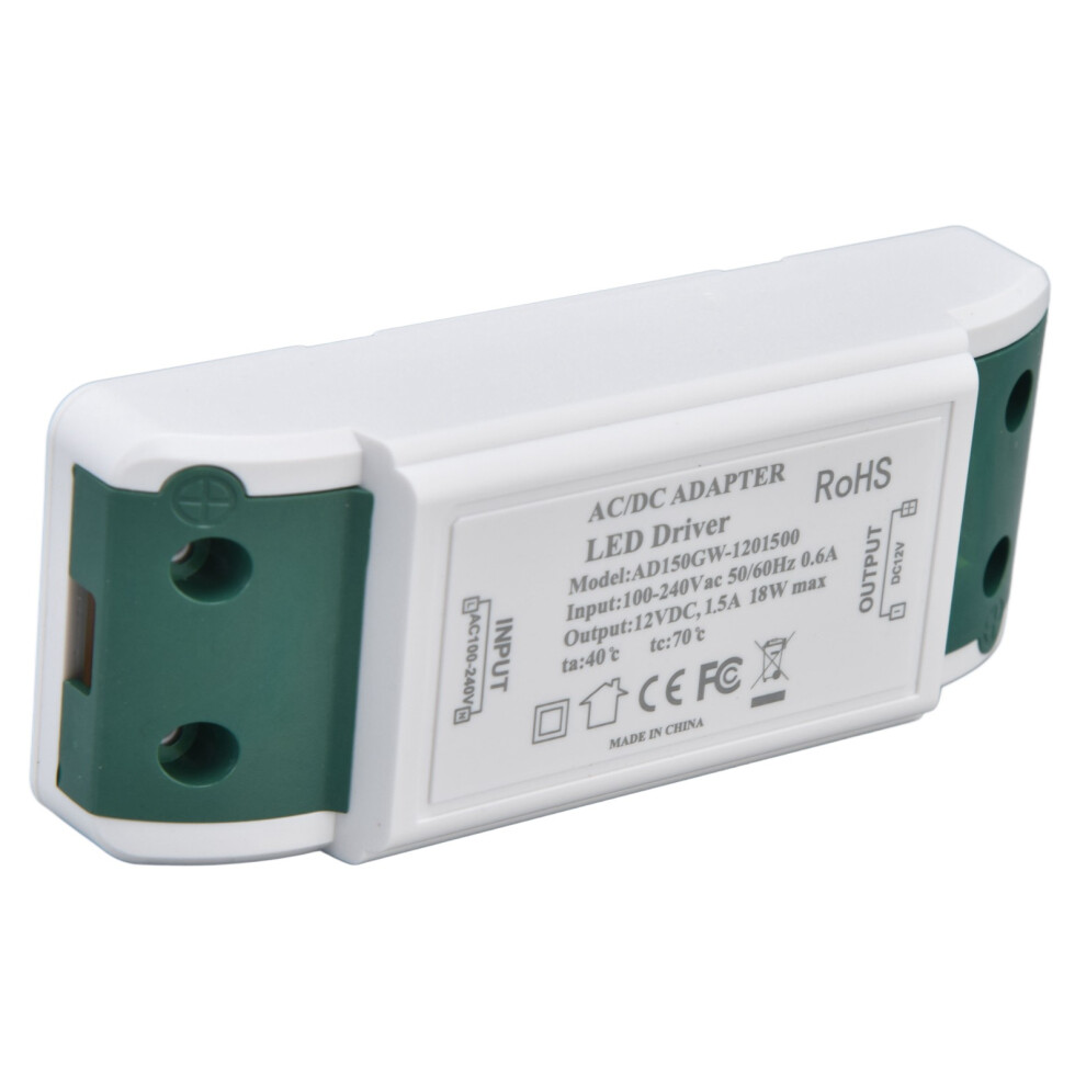 Led Driver 12V 1.5A 18W Constant Current Power Supply, 115X45x28mm 3211390553381