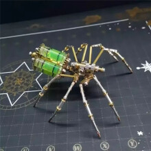 DIY Mechanical Spider Metal Model Kit 3D Puzzles Mechanical Insects Assembly Handmade Metal Puzzles,B